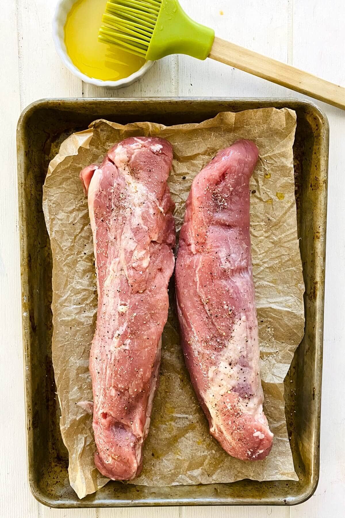 seasoned pork tenderloin.