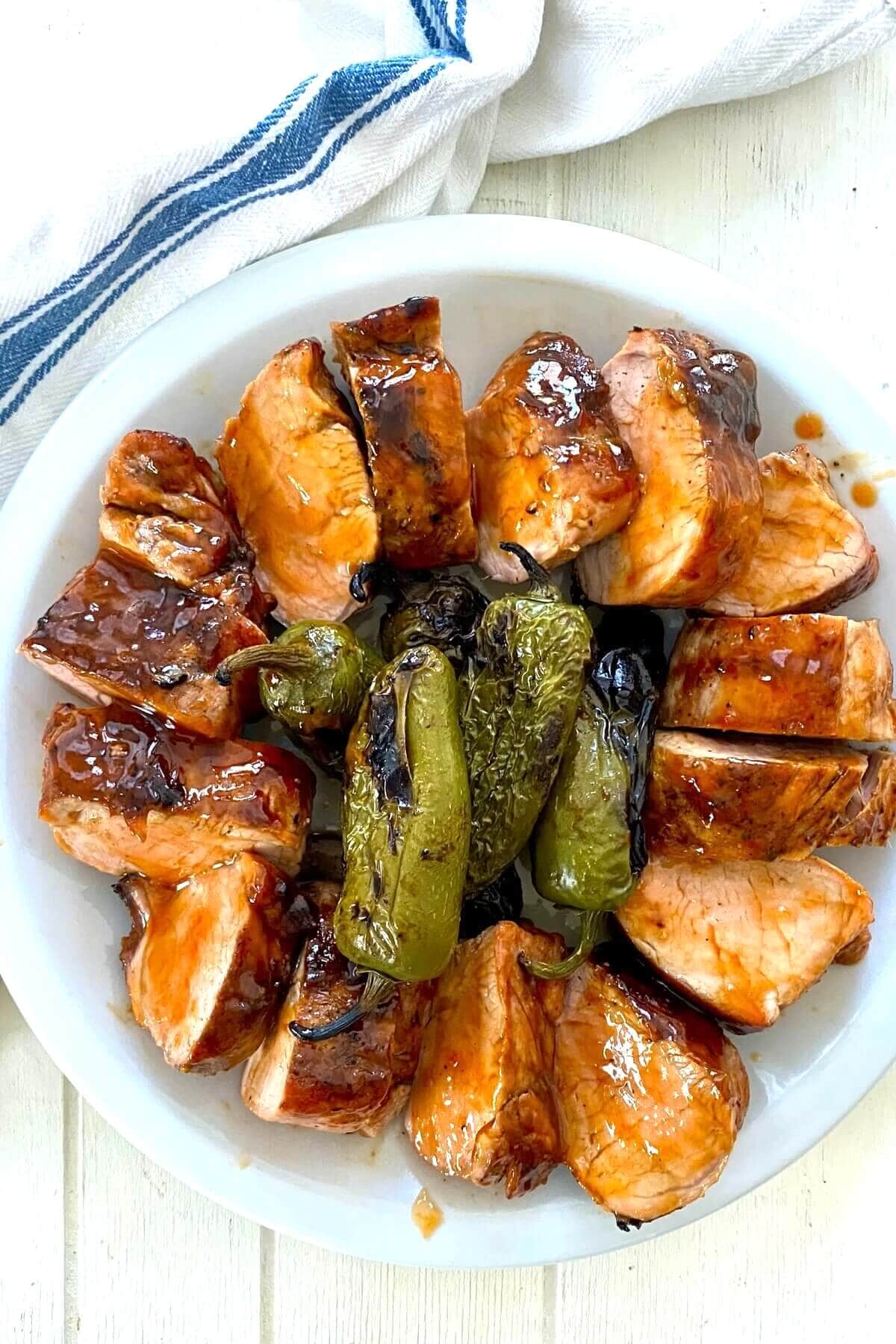 Pepper Jelly Glazed Pork Tenderloin