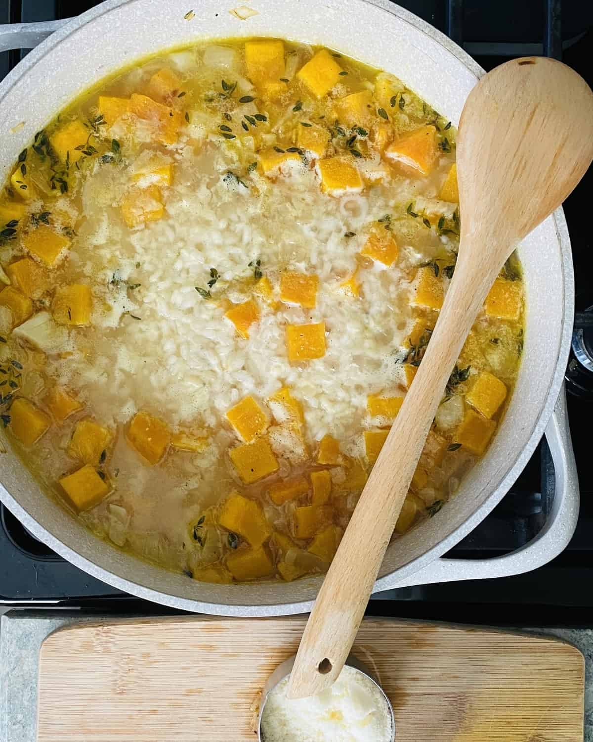 easy risotto recipe with butternut squash