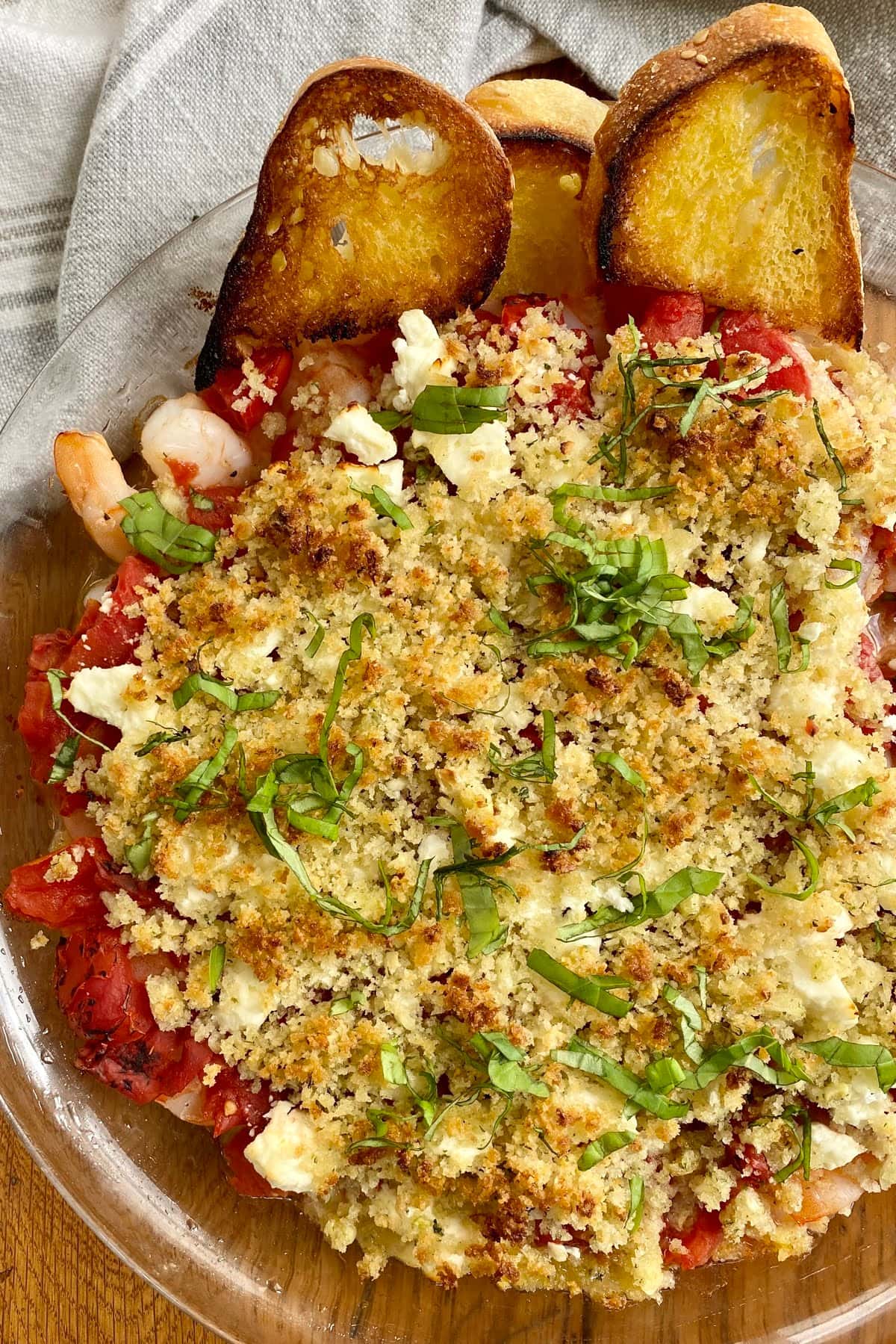 Baked Shrimp with Feta and Tomatoes