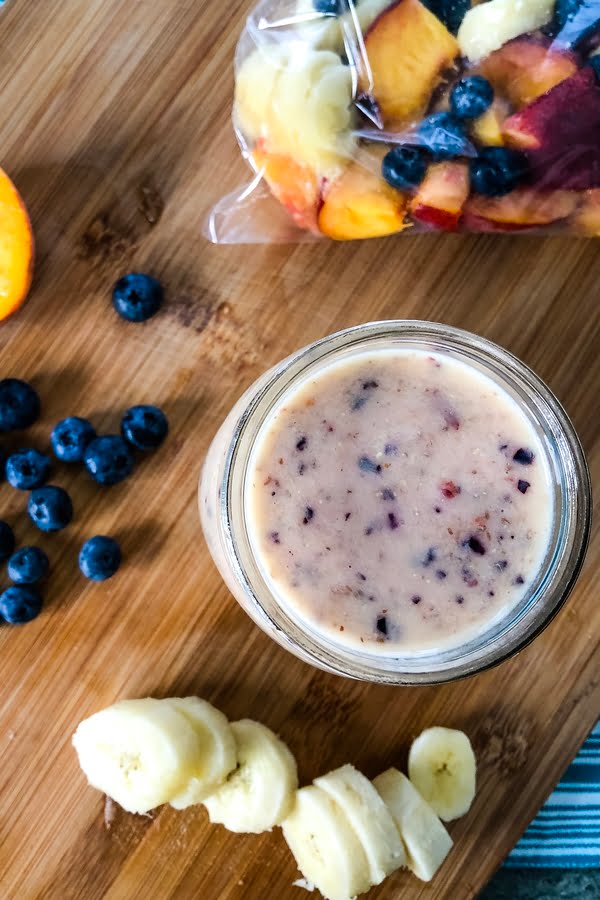 Freezer Smoothies with Fruit and Yogurt