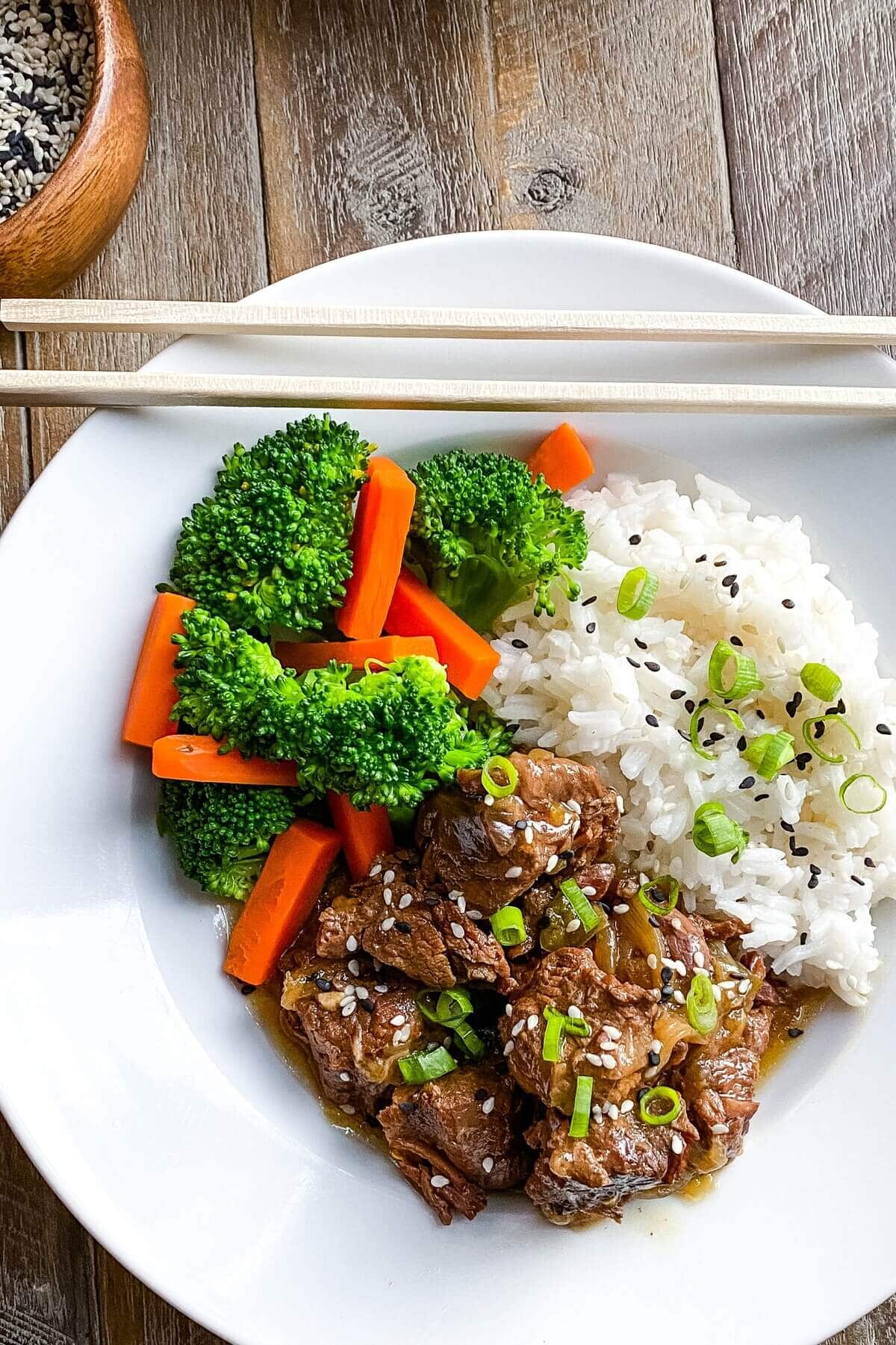 Instant Pot Spicy Asian Beef Stew
