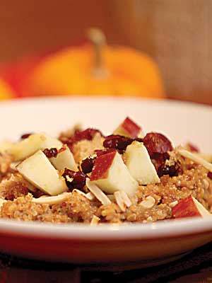 Spiced Pumpkin Breakfast Quinoa Bowl