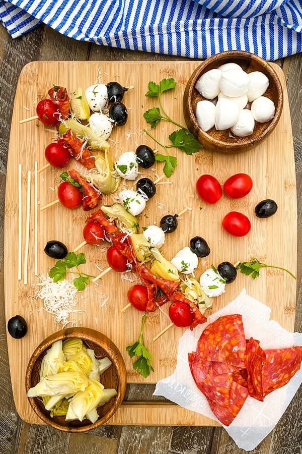 antipasto skewer appetizer