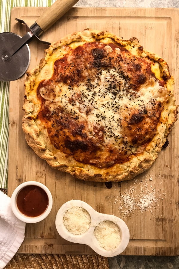 Stuffed Pizza {Double Crust}