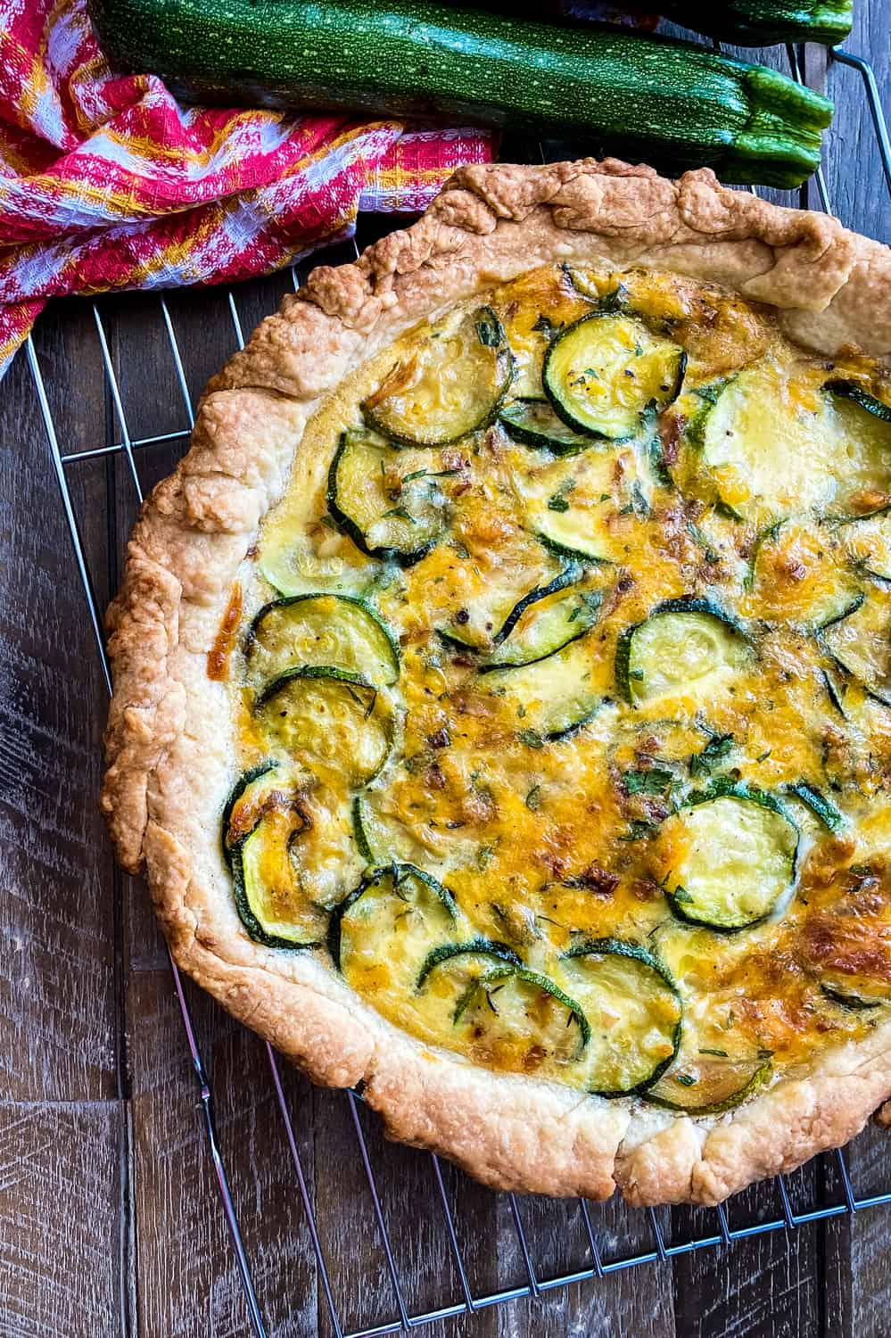 Zucchini Pie with Fresh Herbs