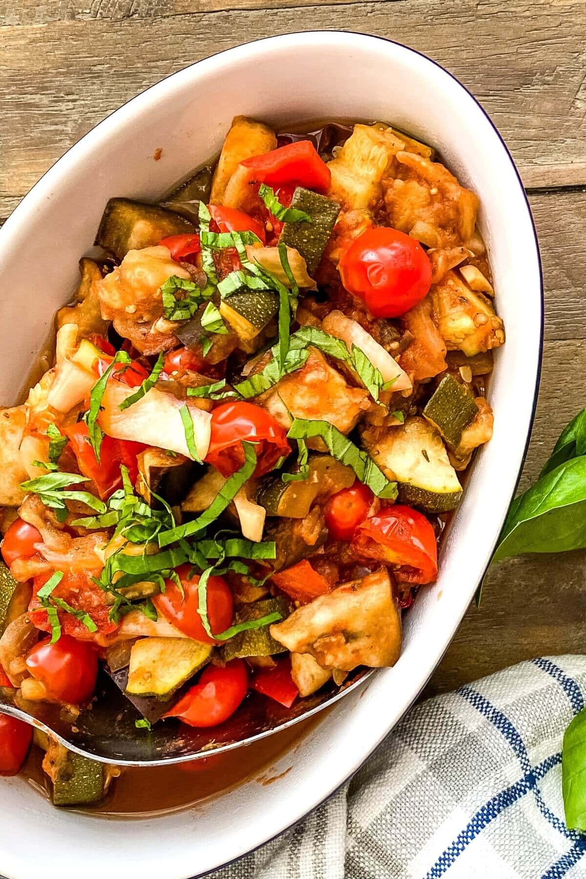 Easy Crock Pot Ratatouille
