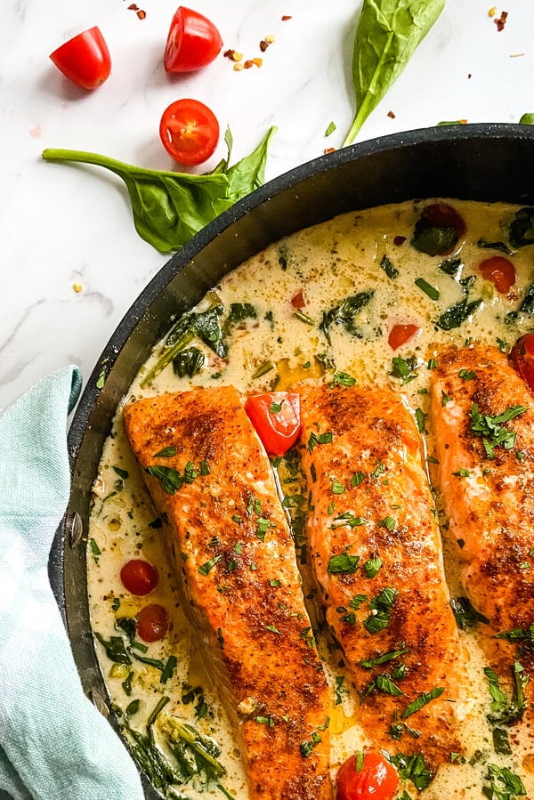 Baked Salmon with Coconut Milk