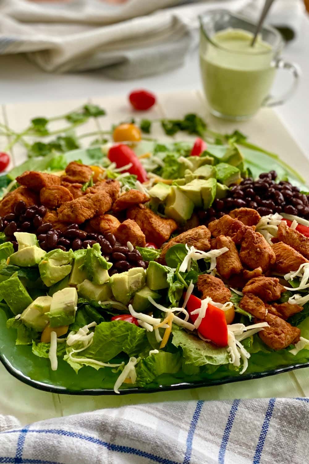 entrée southwest salad with chicken