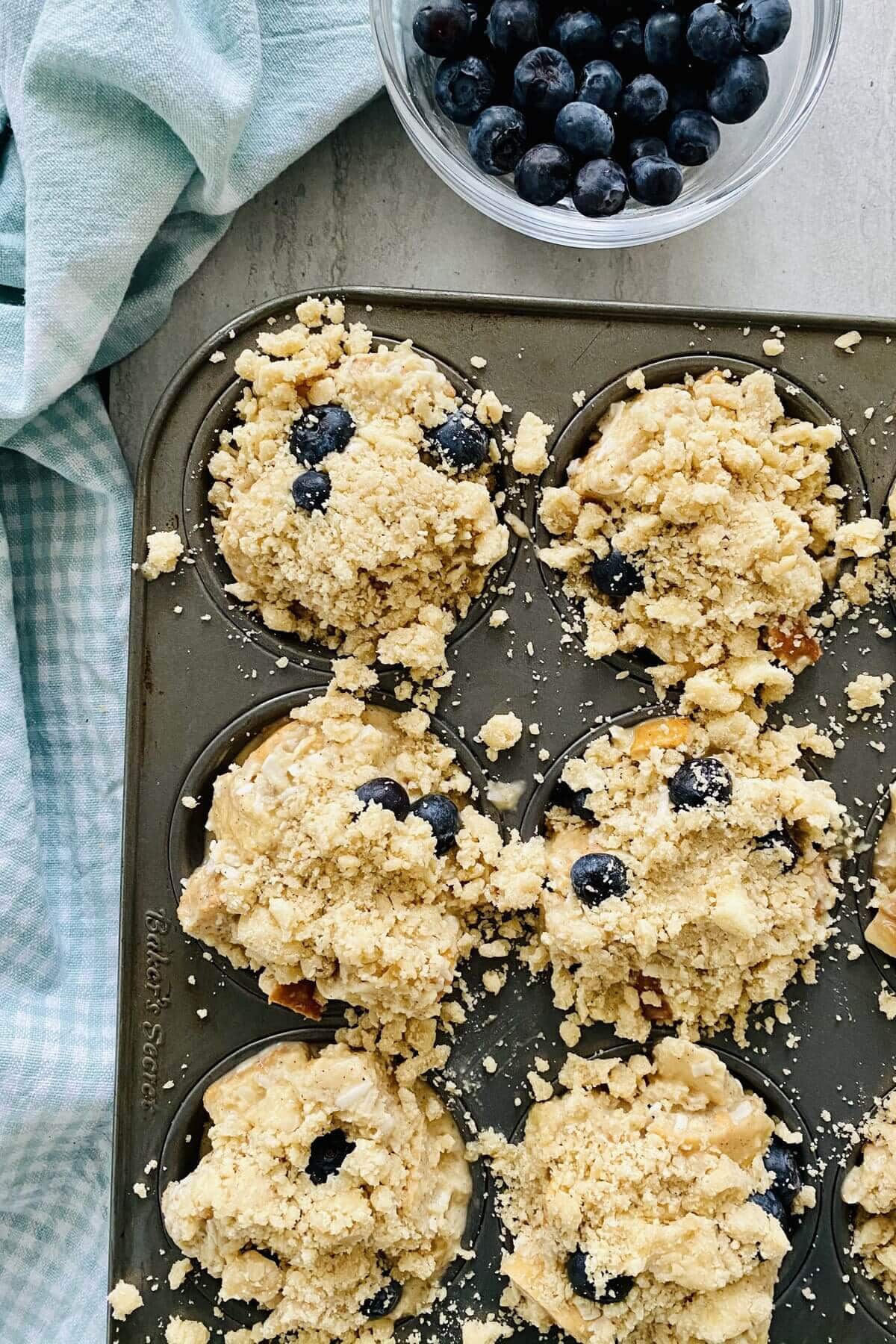 crumb topping for French toast muffins.