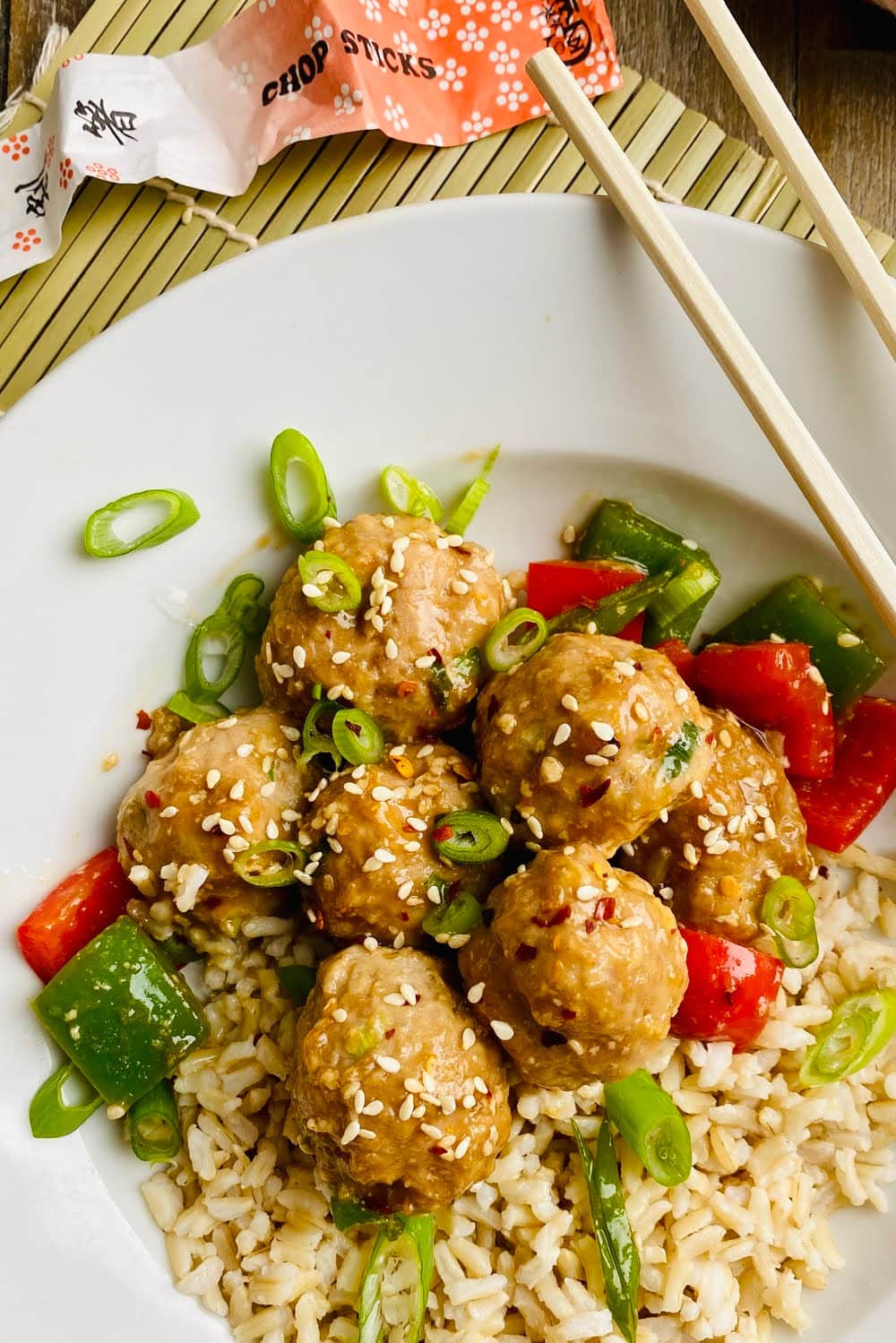 30 Minute Baked and Glazed Teriyaki Turkey Meatballs