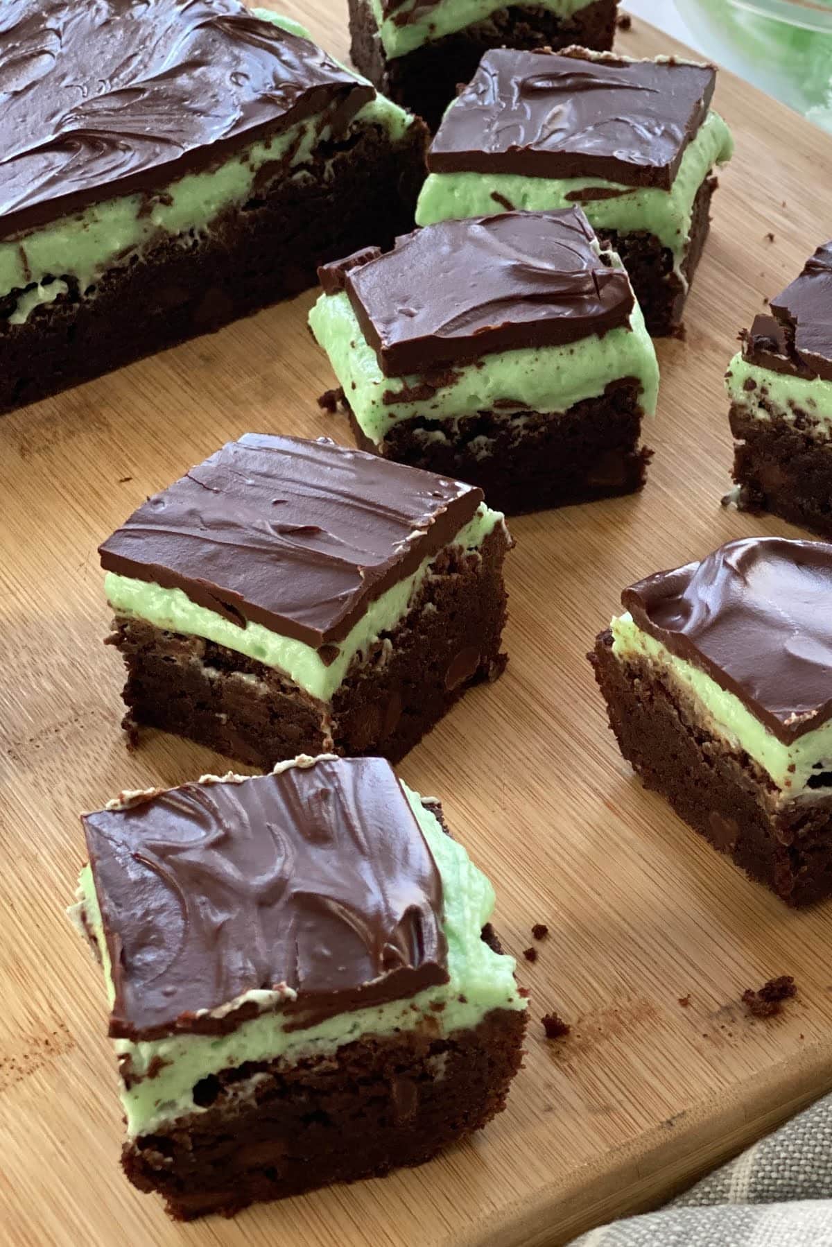 Mint Brownies {Fudgy and Decadent}