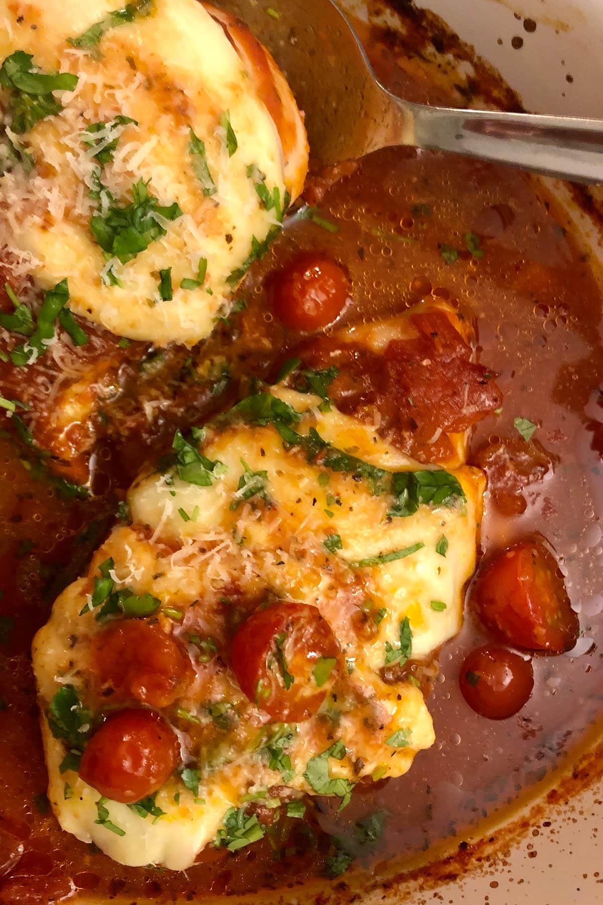Baked Chicken Mozzarella Marinara