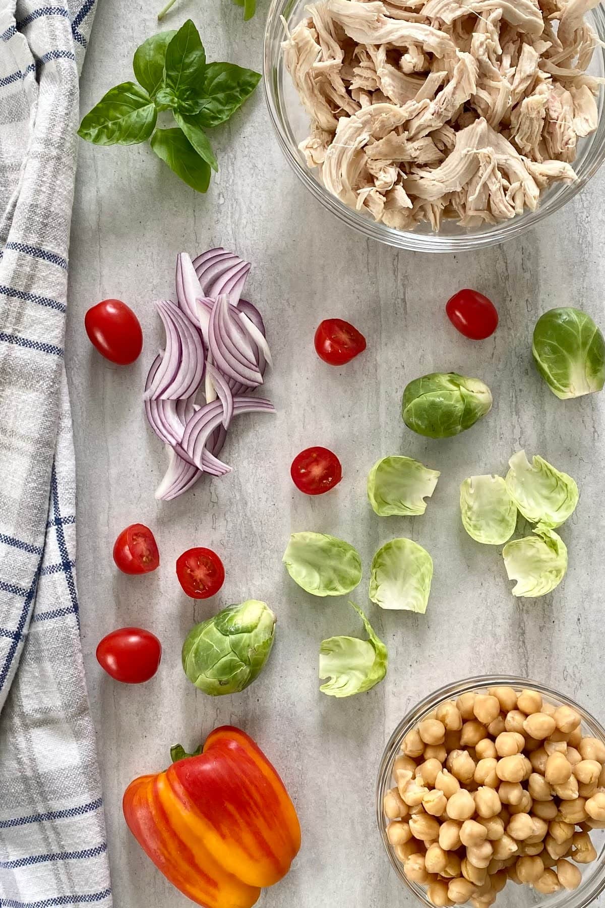 ingredients for chicken salad