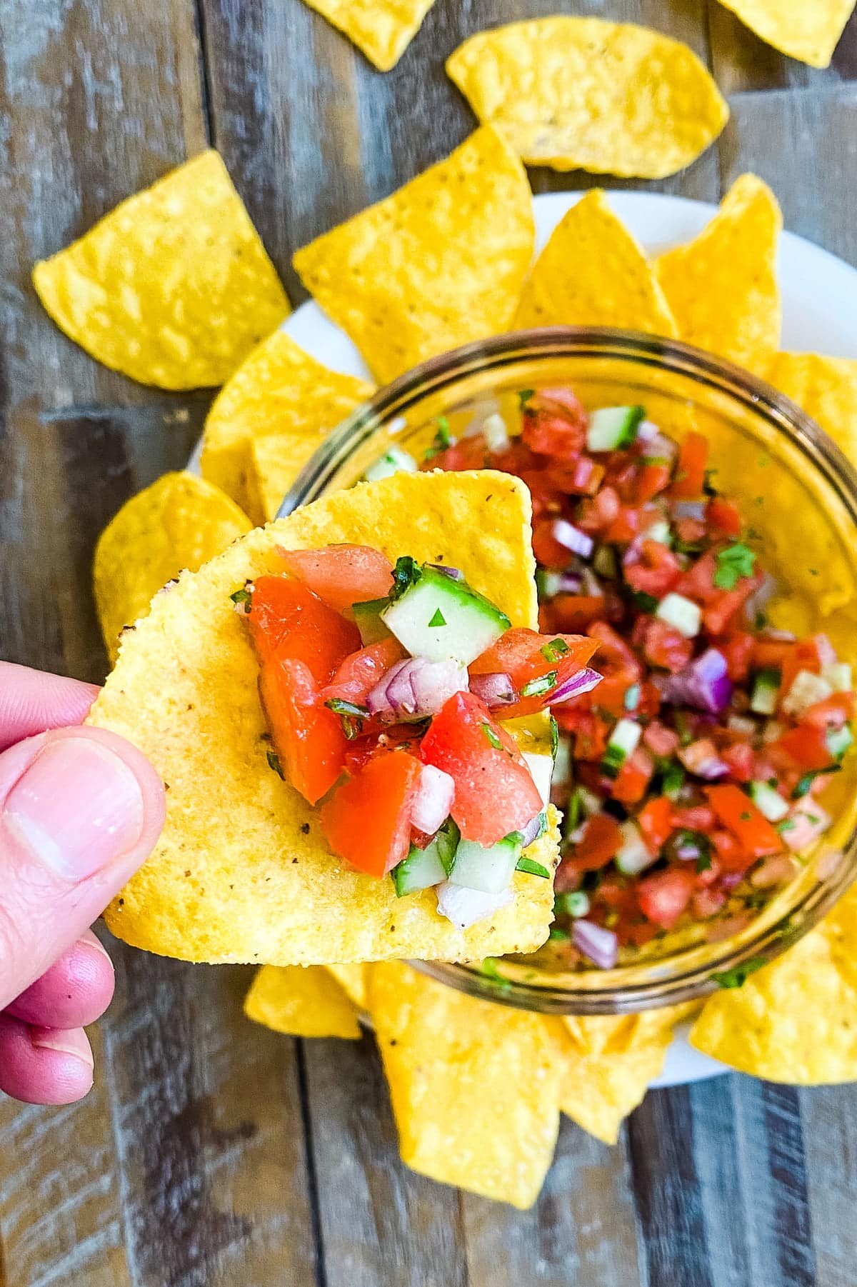 Pico de Gallo Without Jalapeno (Fresh and Not Spicy)