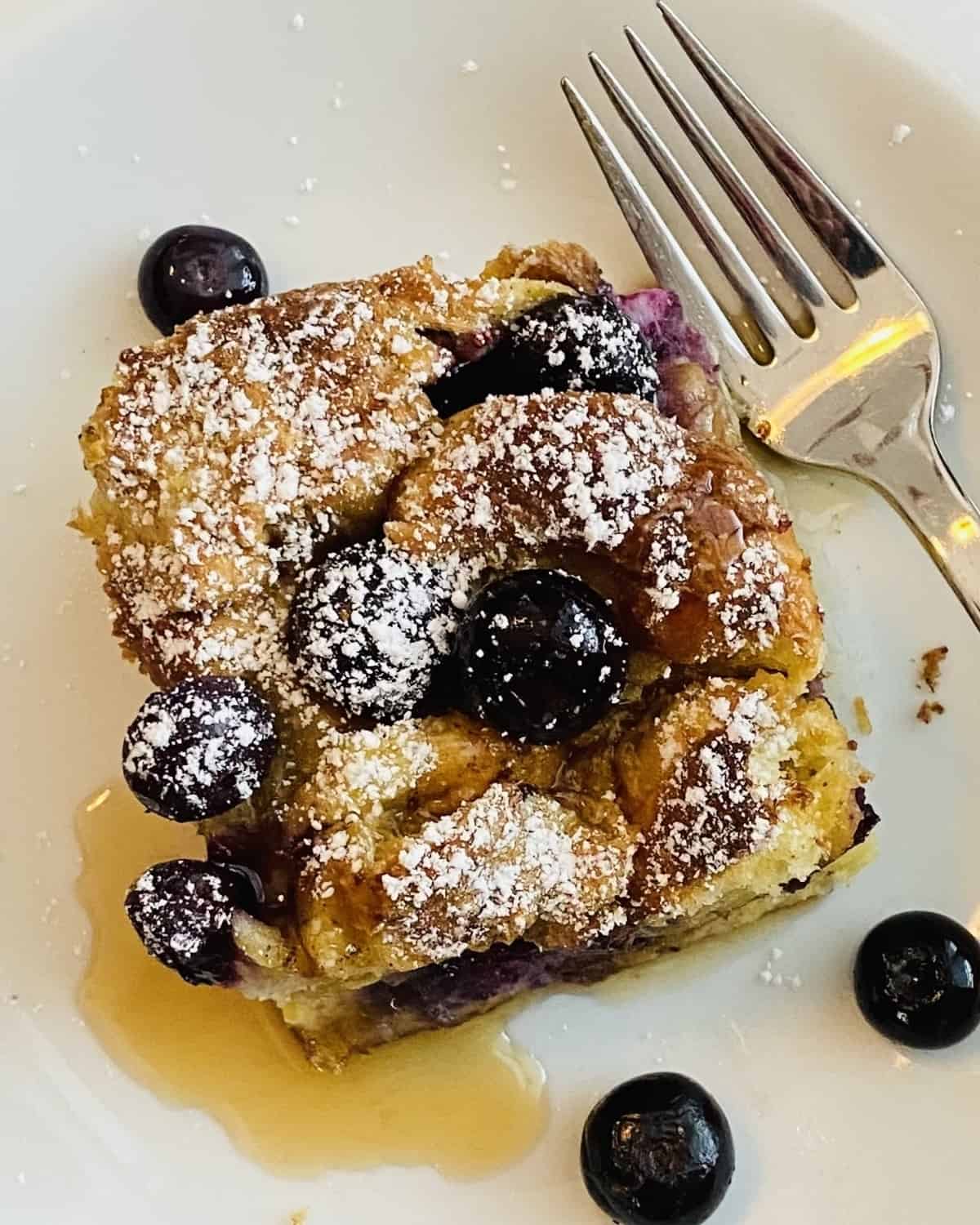 a slice of sweet breakfast