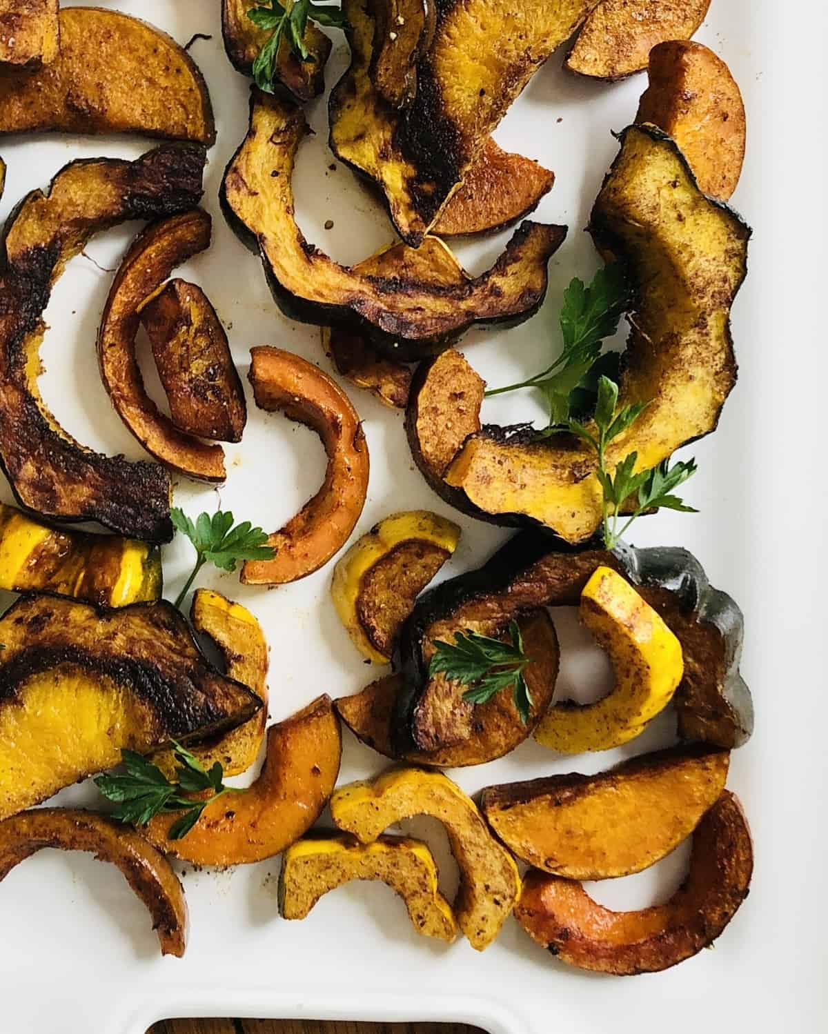 fall squash roasted with spices