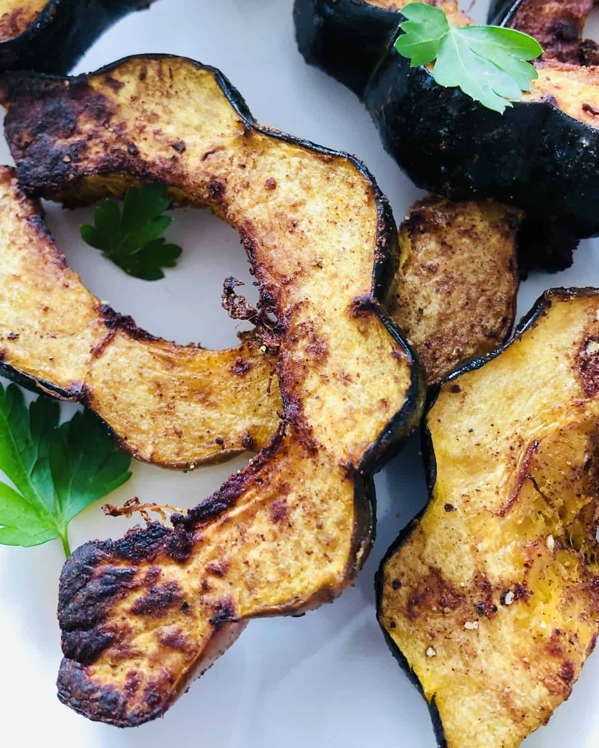 Roasted Fall Squash with Cinnamon and Nutmeg