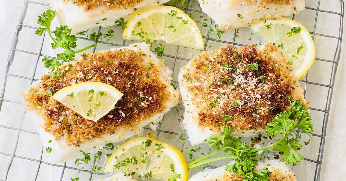 oven baked cod oreganata