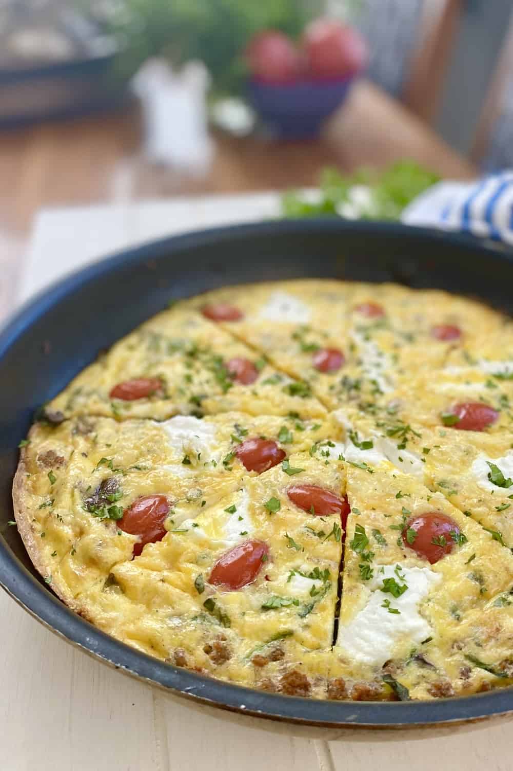 whole recipe for baked frittata