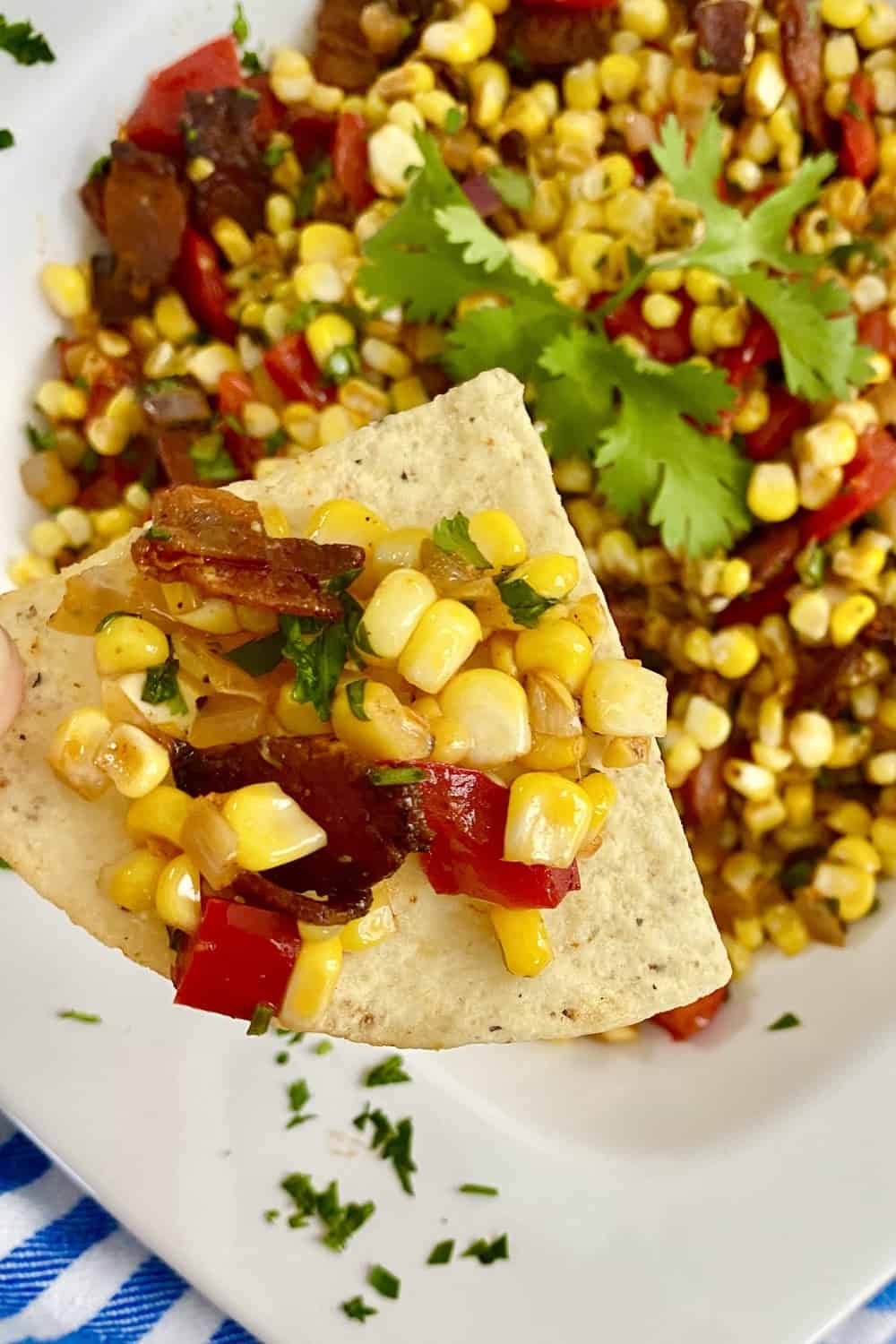 Sweet Corn Salad with Bacon