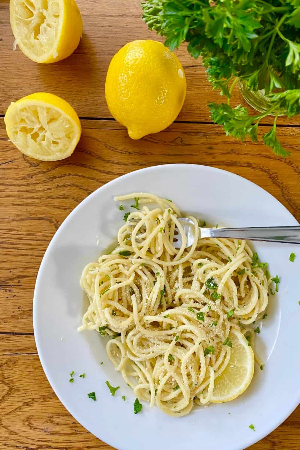 Parmesan Buttered Noodles with Garlic