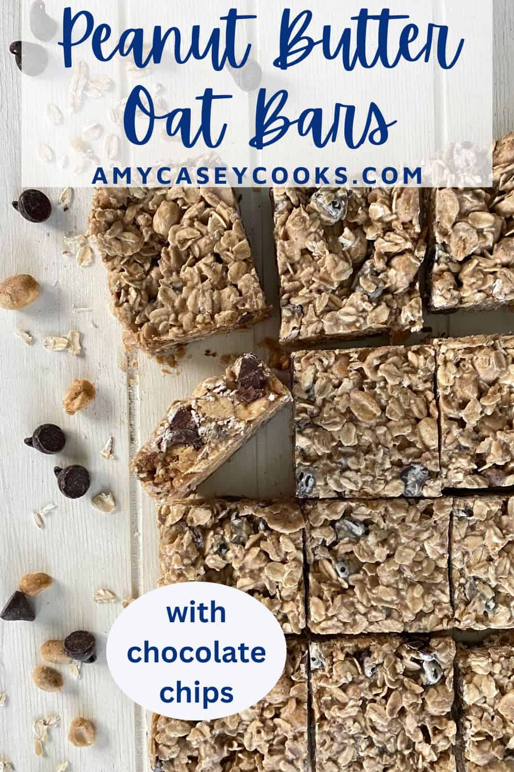 peanut butter oat bars.