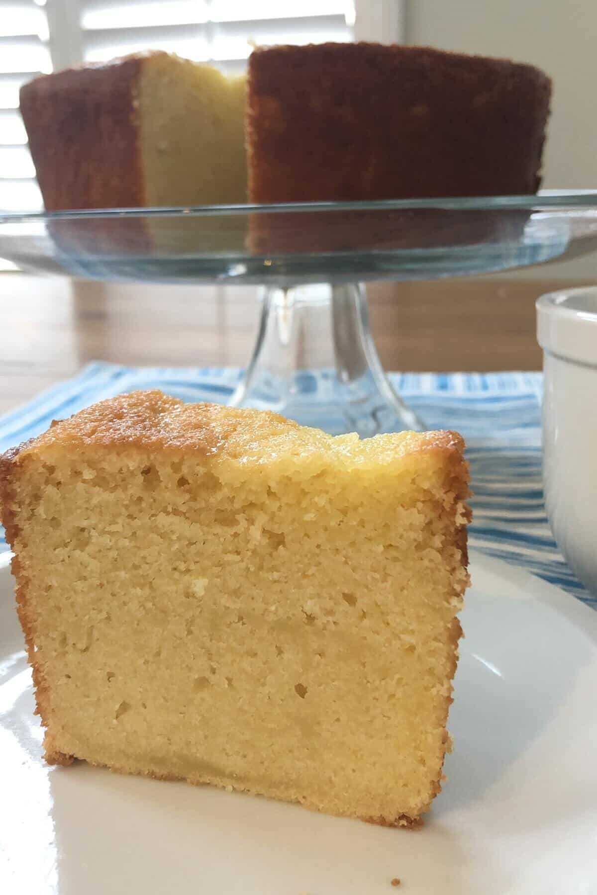 Margarine Pound Cake {Old Fashioned Recipe}