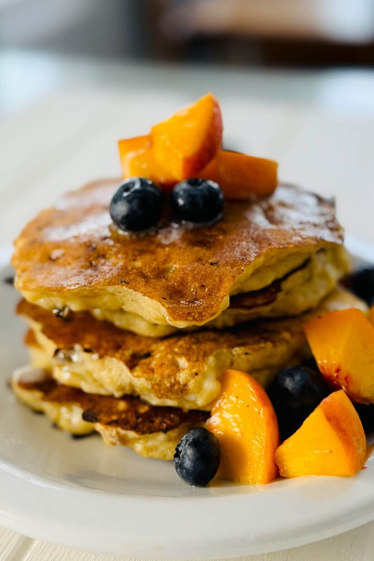 Banana Cottage Cheese Pancakes