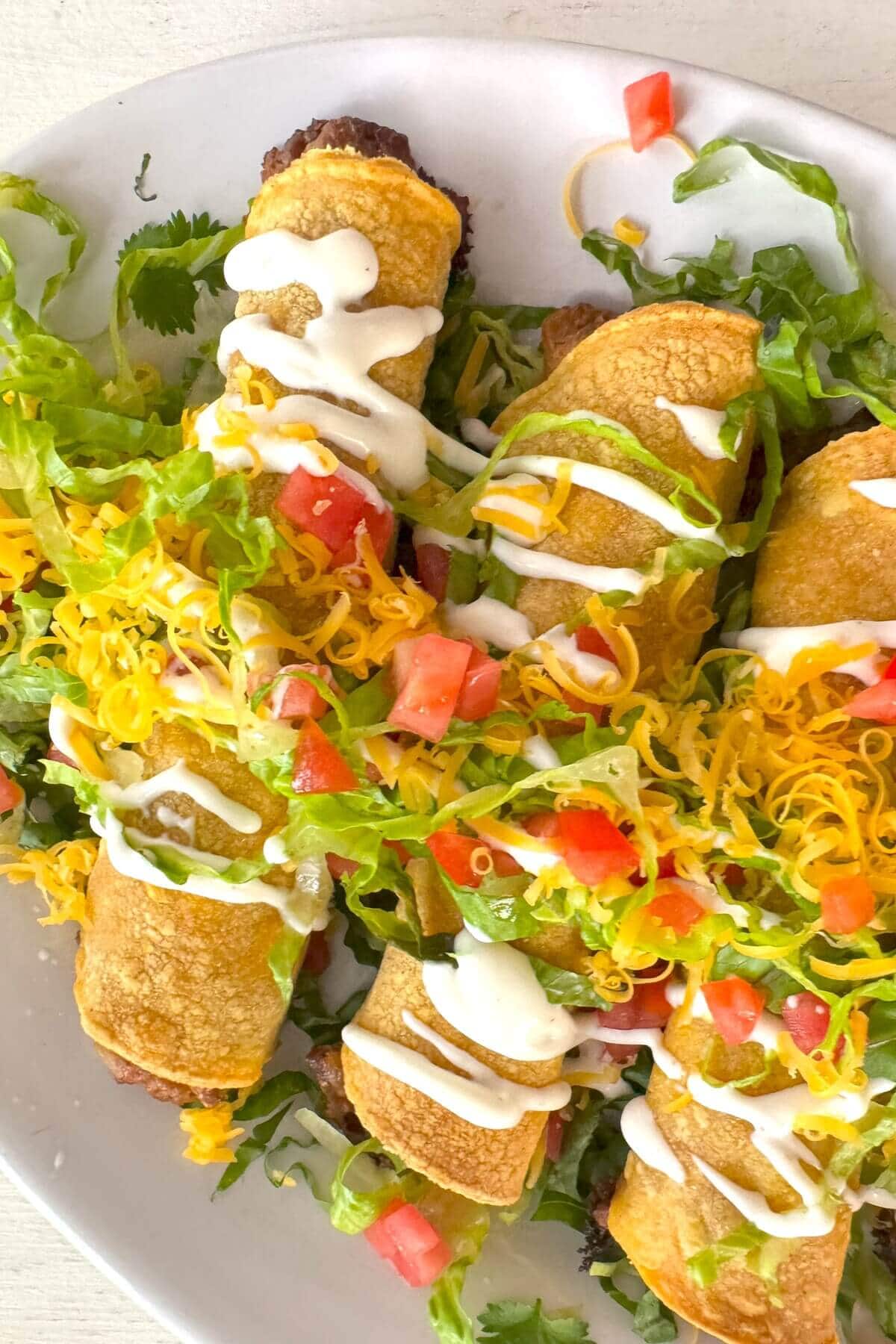 Rolled Tacos {Baked and Crispy Taquitos}