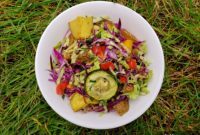 Autumn’s Zesty Curry Roasted Potato and Cabbage Salad