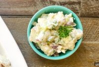 Creamy Red Potato Salad with a Tangy Dill Bite