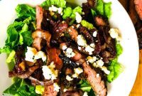 Blue Cheese Steak Salad with Balsamic Herbs