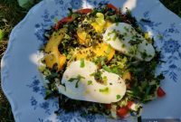 Summer Kale Peach Salad
