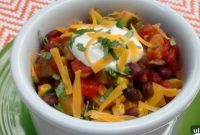 Speedy Summer Veggie & Bean Chili