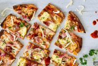 Crispy Aloha Tortilla Pizza