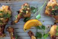 Golden Orange Dijon Roasted Chicken Legs
