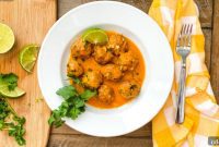 Thai Red Curry Turkey Meatball Delight