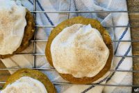Velvet Pumpkin Spice Cookies, Buttercream Crowned
