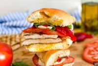 Vibrant Caprese Chicken Sandwich