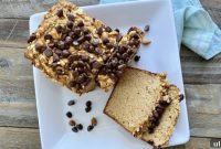 Double Peanut Chocolate Chip Loaf