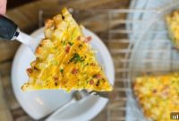 Golden Hash Brown Quiche: Ham and Cheese Delight