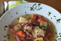 Hearty Slow Cooker Corned Beef Soup