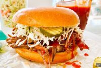 Tender Instant Pot BBQ Brisket Sandwiches