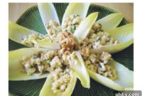 Toasted Walnut Parmesan Endive Bites