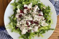 Zesty Cranberry Pecan Chicken Salad