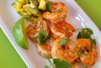 Zesty Tequila Shrimp with Tropical Mango Avocado Relish