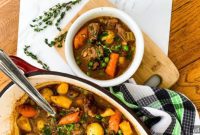 Traditional Irish Lamb Stew with a Guinness Kick