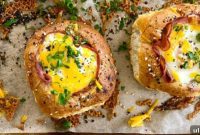 Ham and Egg Bread Bowls