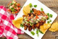 Zesty Lime Chili Chicken & Cool Avocado Salsa